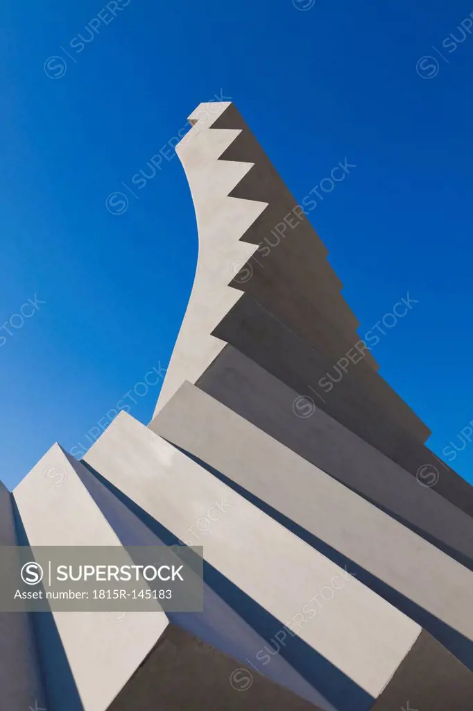 Germany, Baden Wuerttemberg, Concrete of spiral stairs
