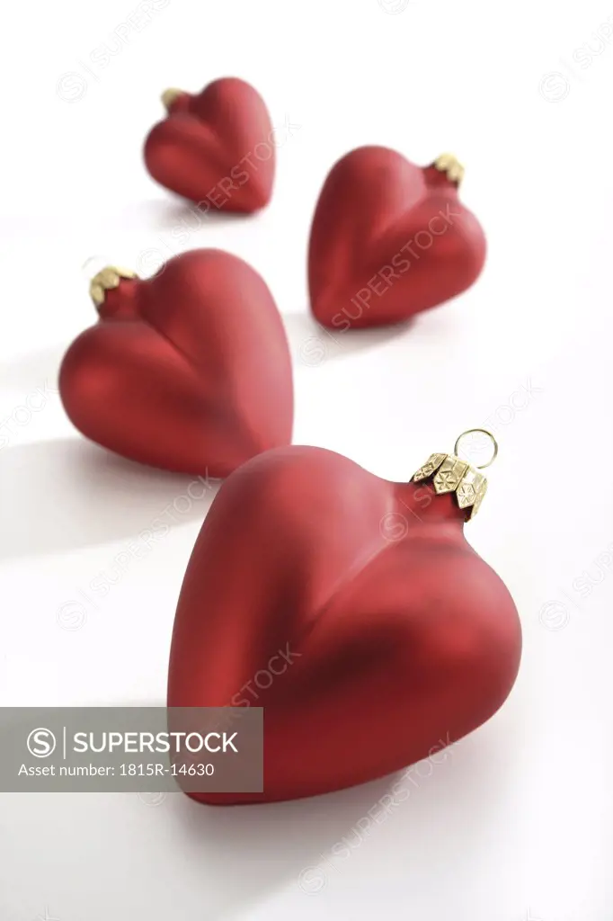 Heart-shaped christmas tree decoration