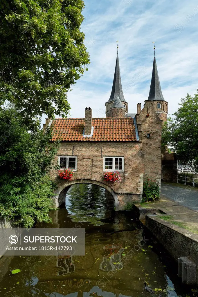 Netherlands, Delft, View to Oostpoort