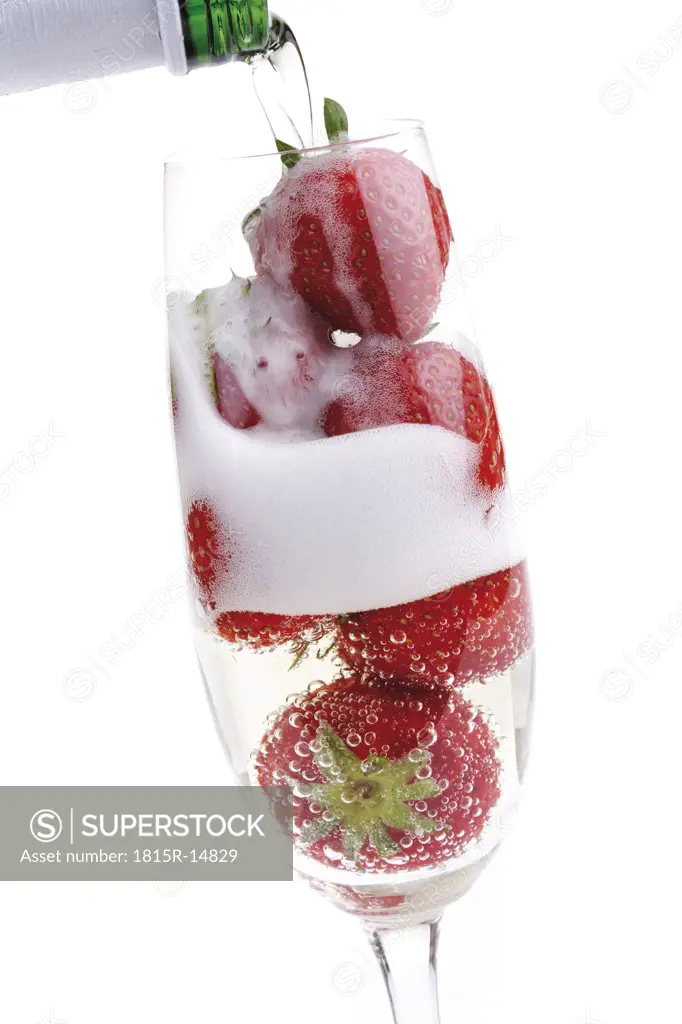 Stawberry punch, close-up