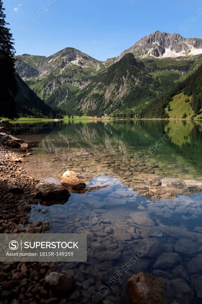 Austria, Tyrol, Lake Vilsalpsee