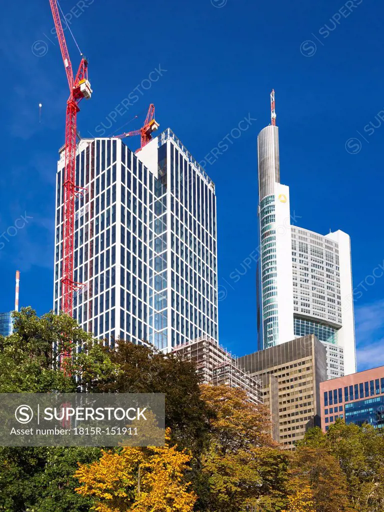 Germany, Hesse, Frankfurt am Main, Maintor and European Central Bank, EZB