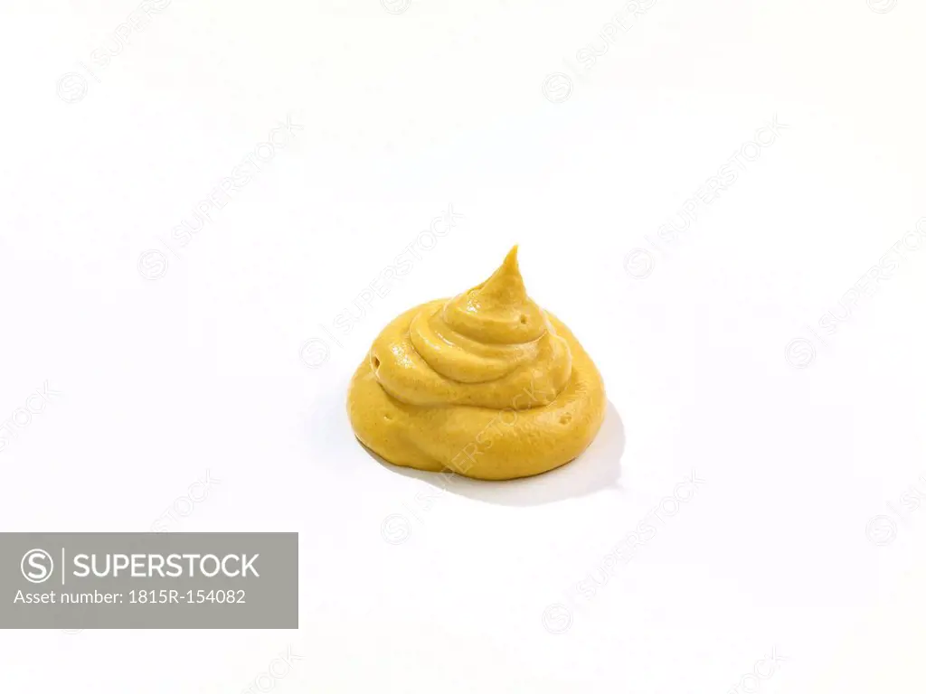 Blob of mustard, studio shot