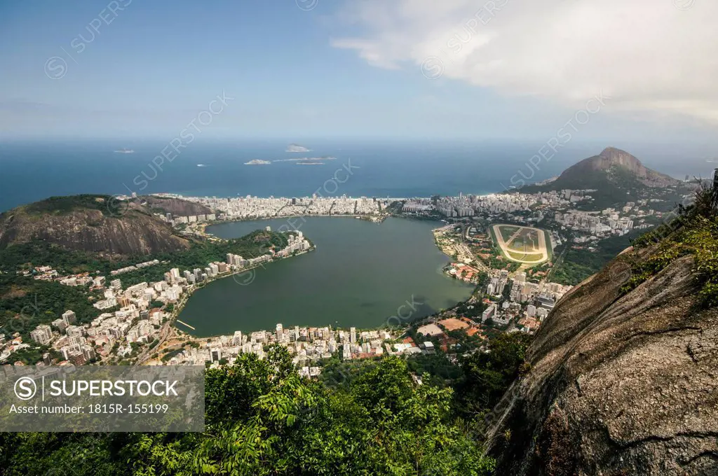Brazil, Rio de Janeiro, Corcovado, View of the city