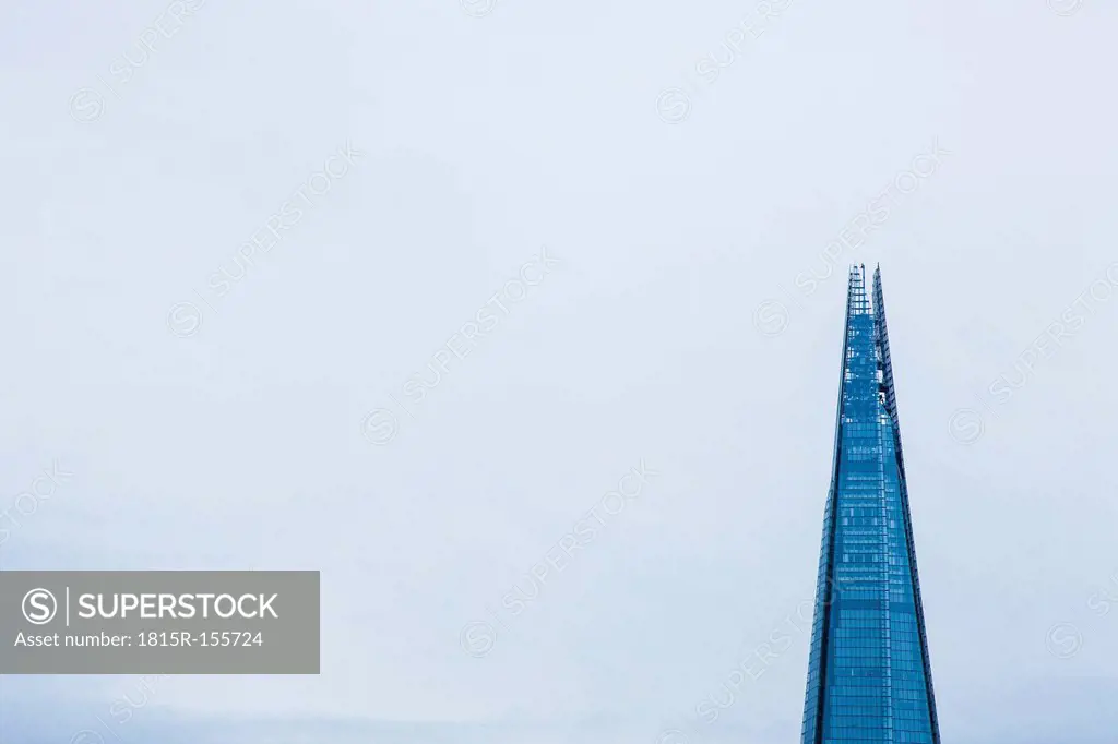 UK, London, top of the skyscraper The Shard
