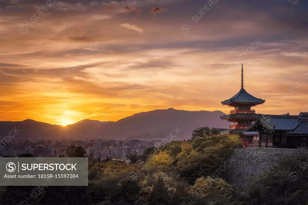 Japan, Kyoto, Kiyomizu-dera Temple