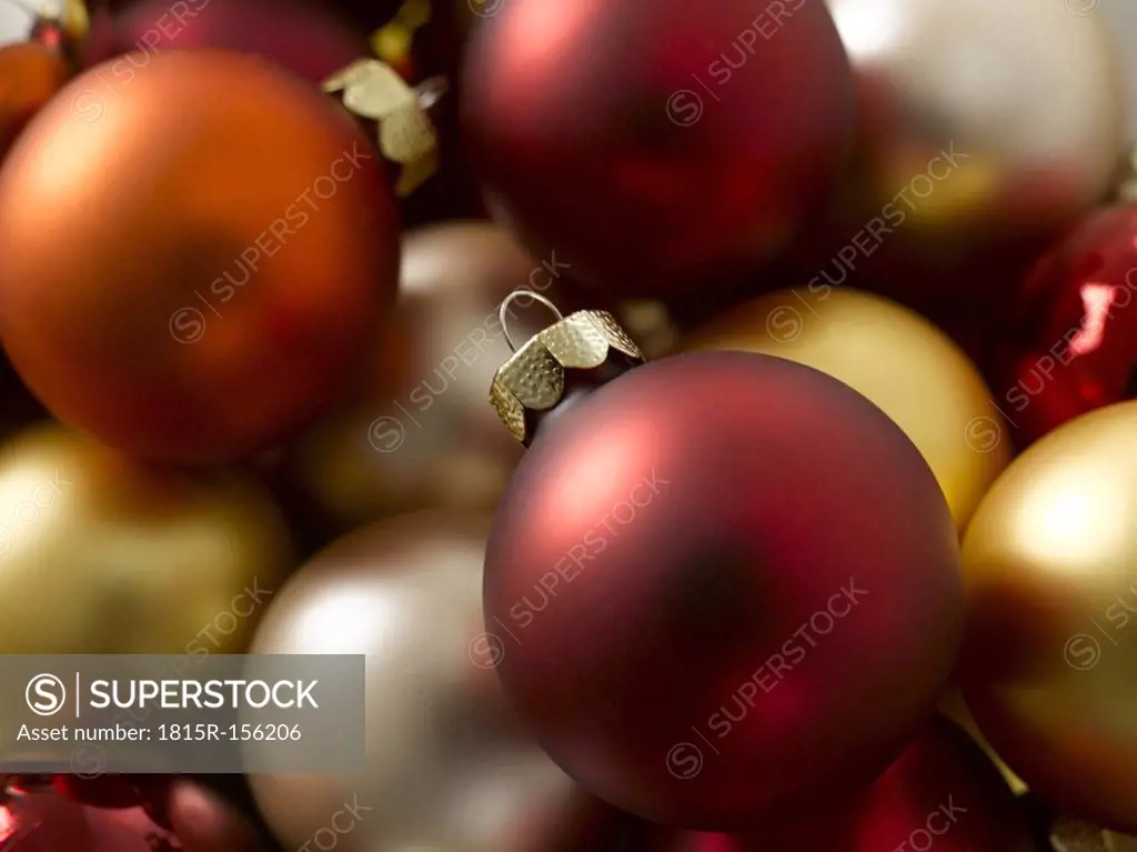 Christmas balls, Close-up