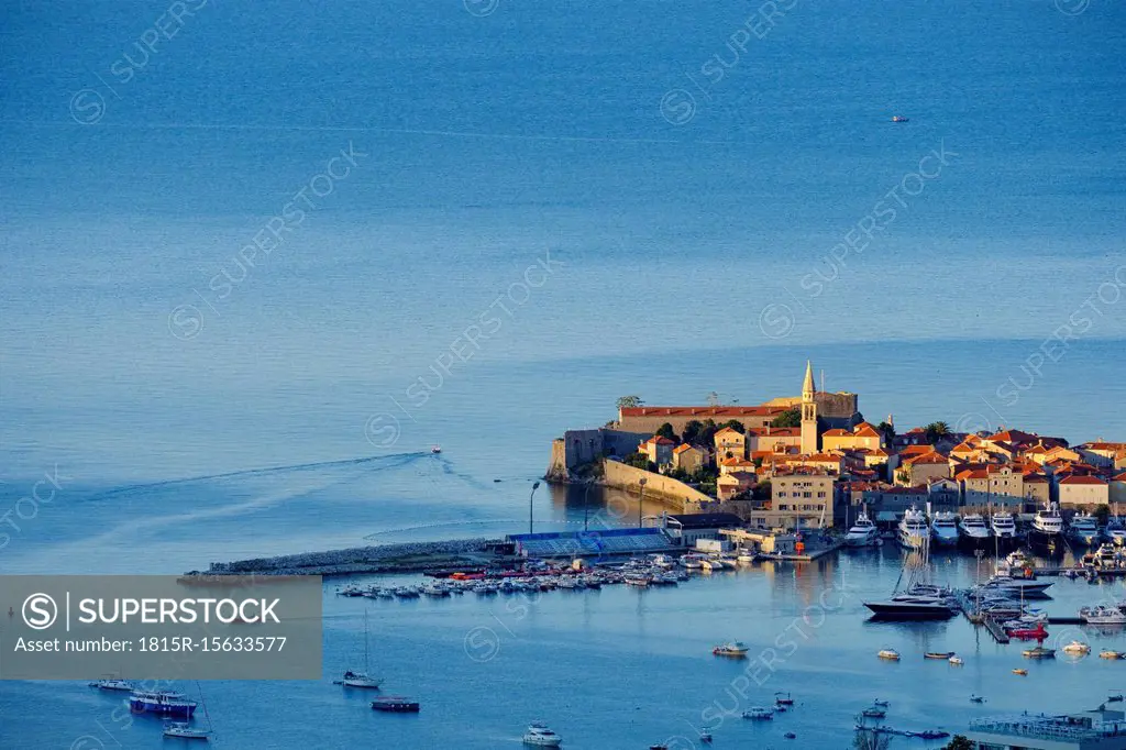 Montenegro, Adriatic Coast, Budva, Old town