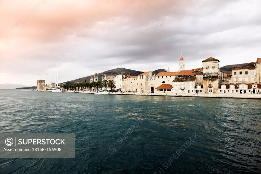 Croatia, Trogir, View of old town