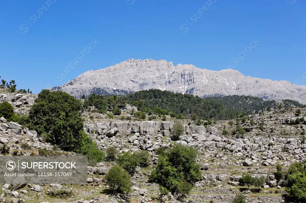 Turkey, Antalya Province, Manavgat, Koepruelue Canyon National Park, Taurus Mountains, Altinkaya