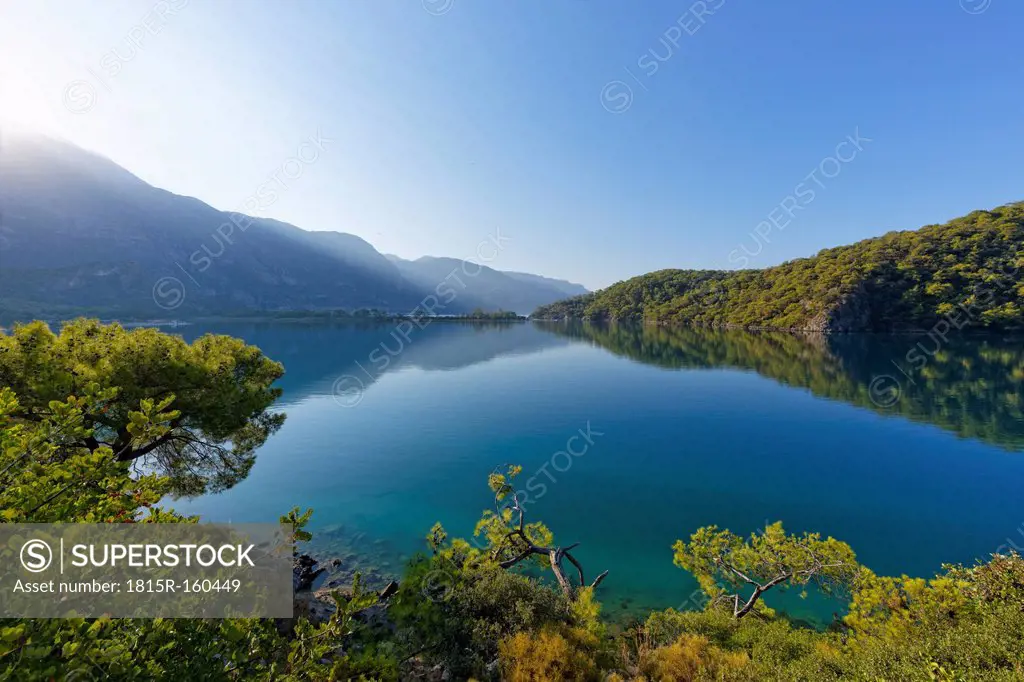 Turkey, Lycia, Blue Lagoon of Oeluedeniz