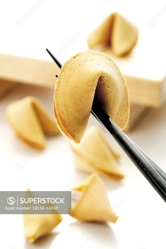 Fortune cookies, close-up