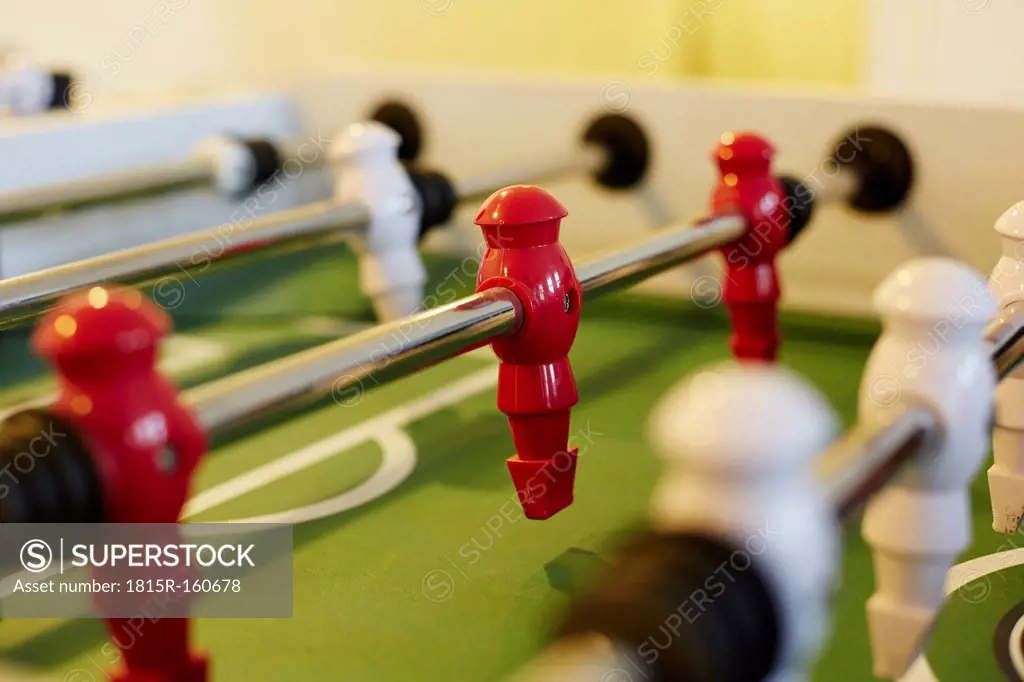 Detail of table football