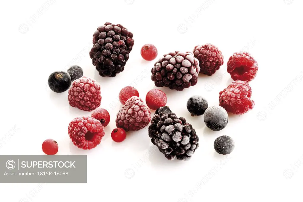 Frozen wild berries