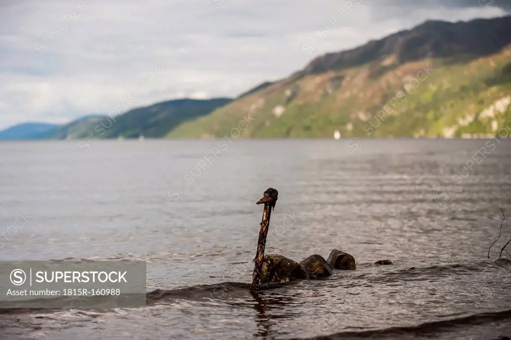 Great Britain, Scotland, Lake Loch Ness, Loch Ness Monster