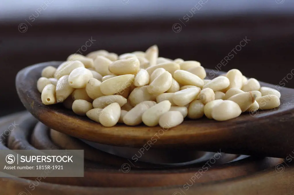 Pine nuts, close-up