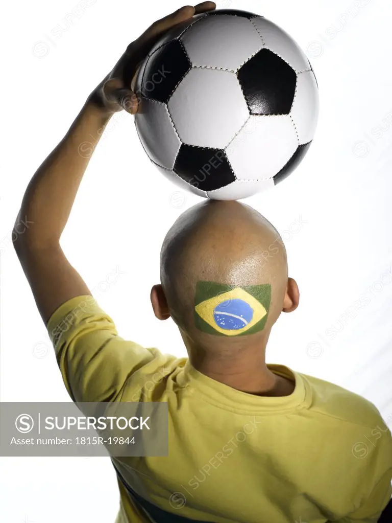 Male brasilian soccer fan