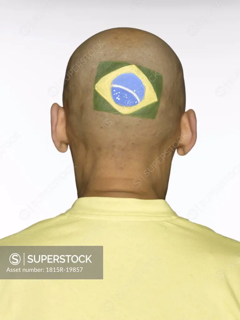 Male brasilian soccer fan