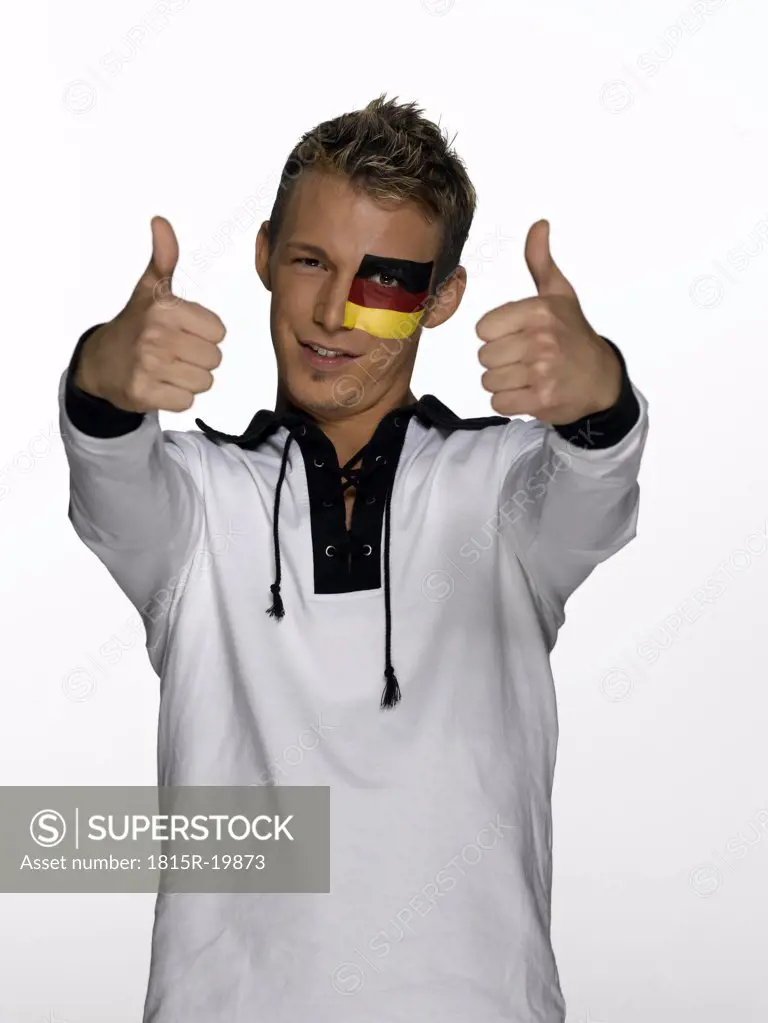 Male german soccer fan