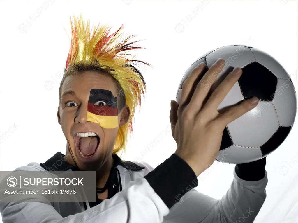 Male german soccer fan