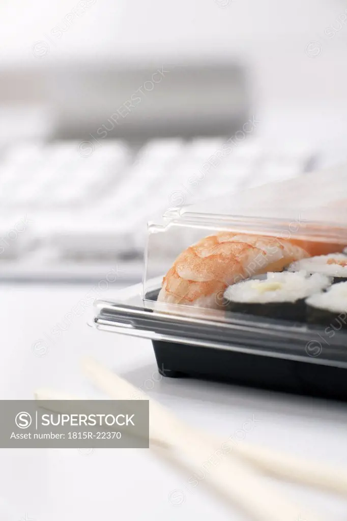 Sushi lunch at work