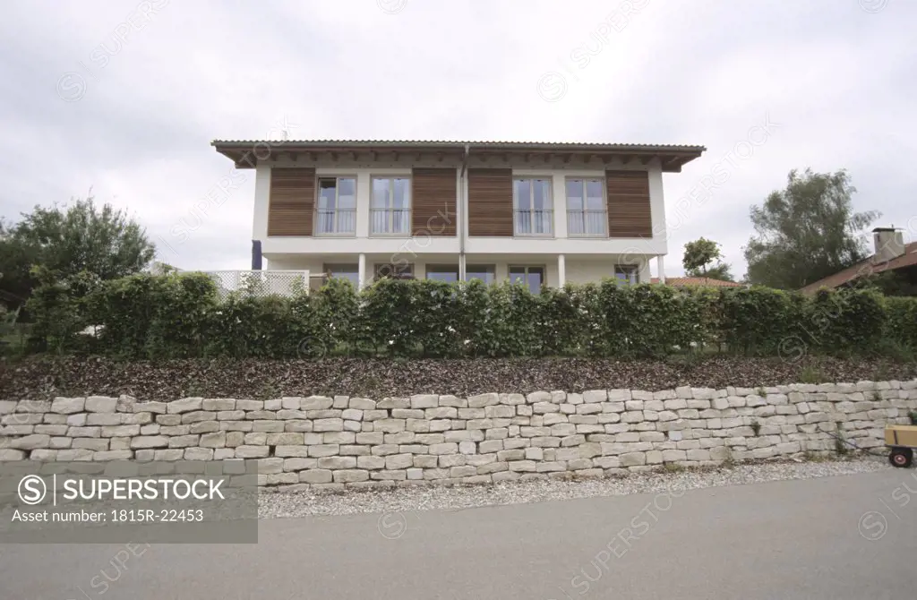 Germany, house by road