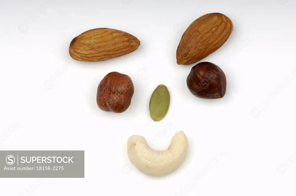 Nuts and seeds, close-up