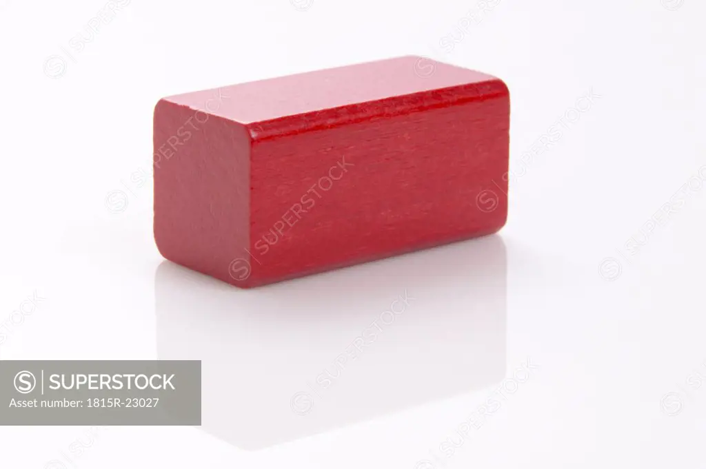 Red building block