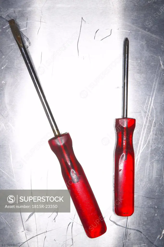 Two screwdriver, close-up