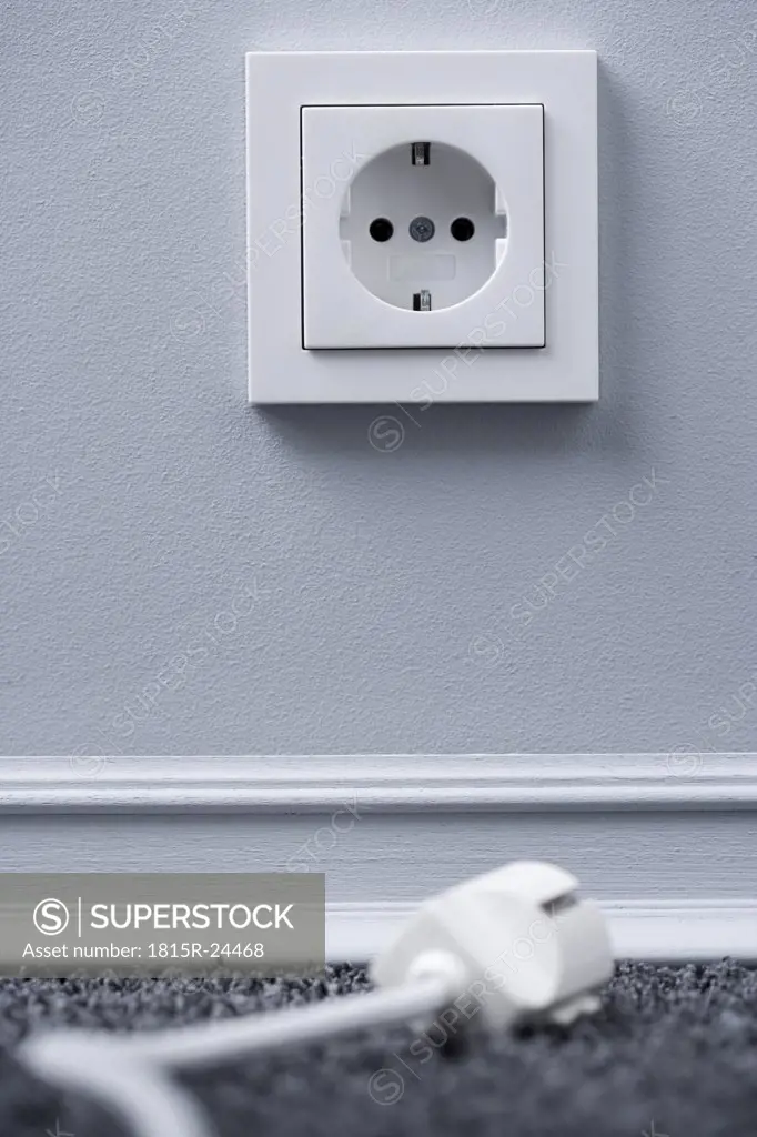Electric plug and socket (focus on socket)
