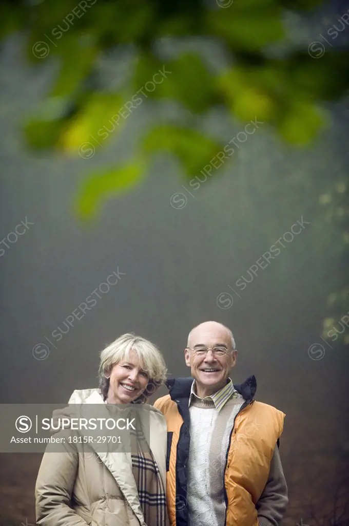 Germany, Baden-Württemberg, Swabian mountains, Portrait of a senior couple