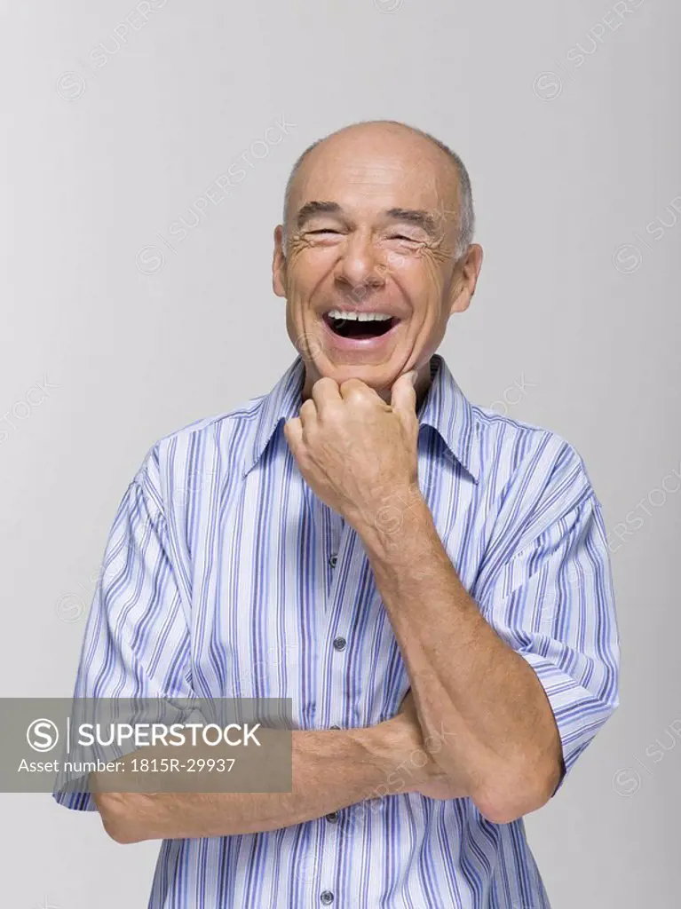 Portrait of a senior man, smiling