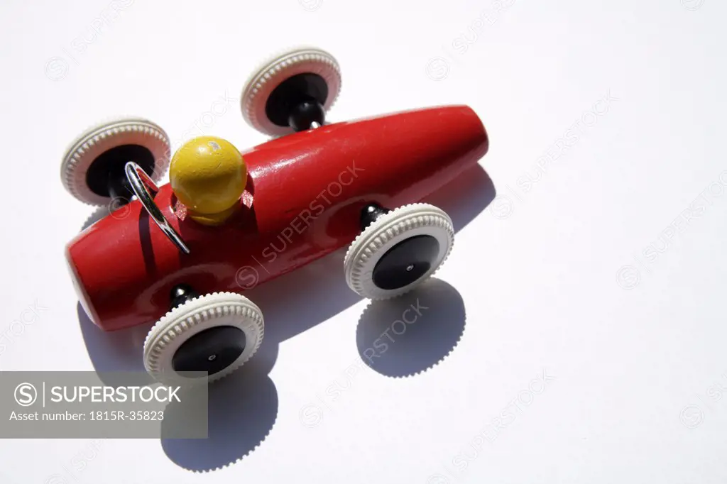 Toy racing car, close-up