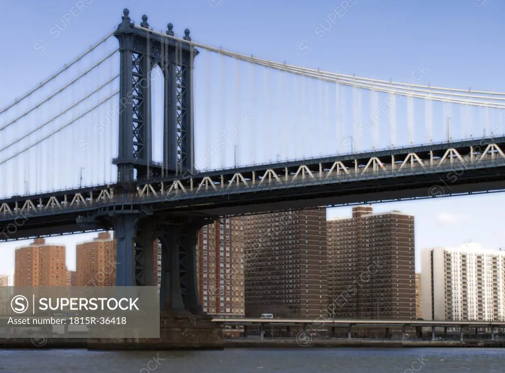 USA, New York, Manhattan Bridge