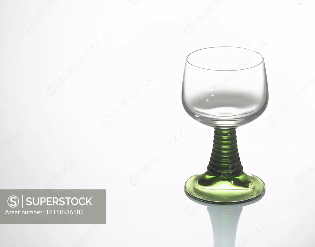 Empty wine glass, close-up
