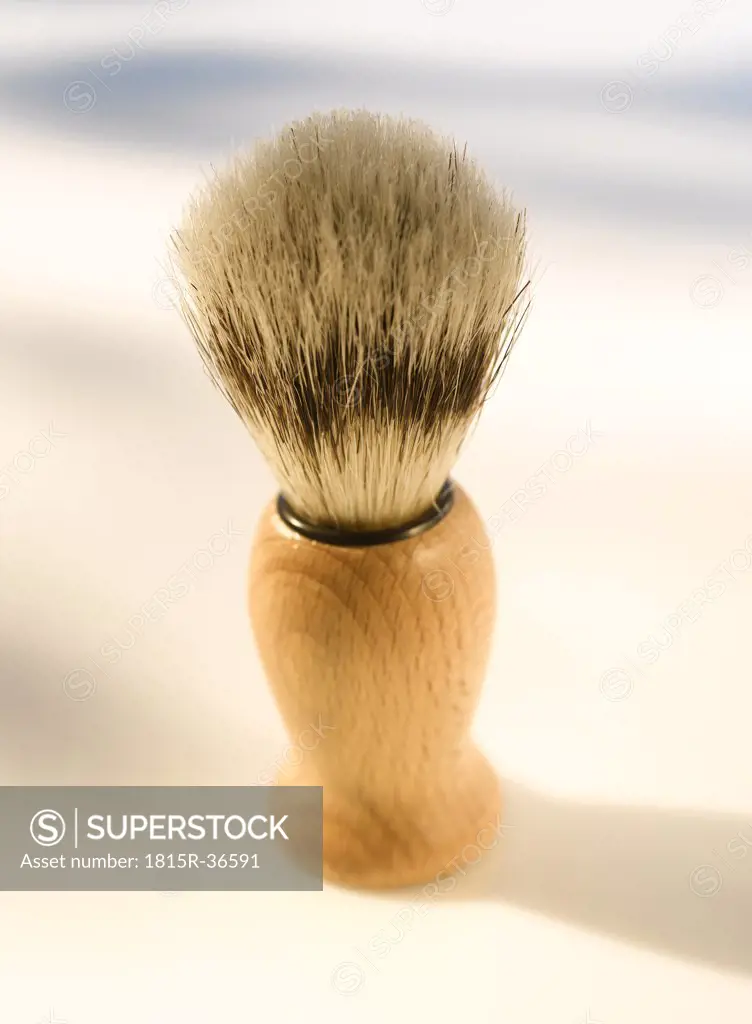 Shaving brush, close up