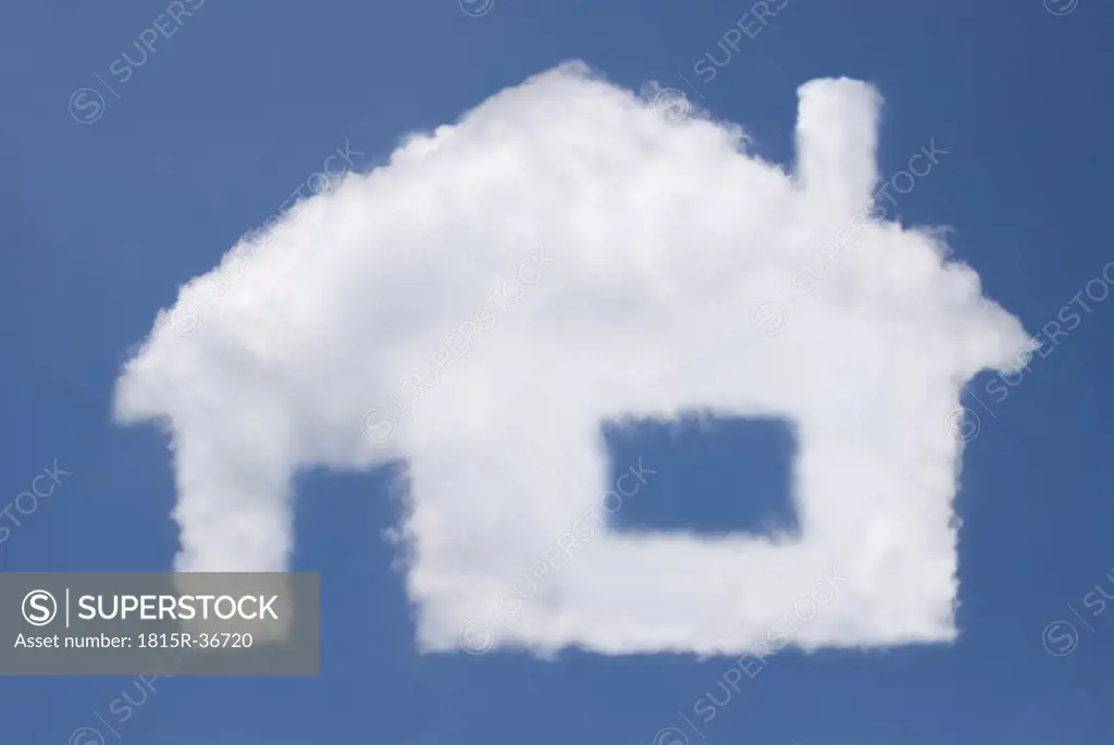 House-shaped cloud
