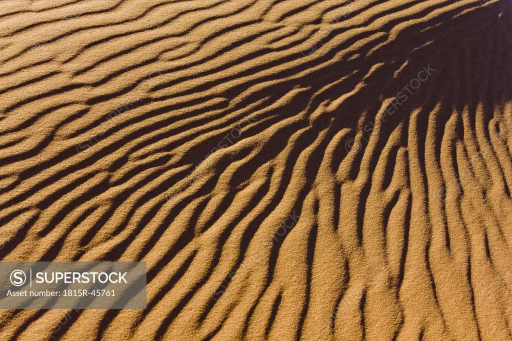 Africa, Namibia, Namib Desert, Dune structures, full frame