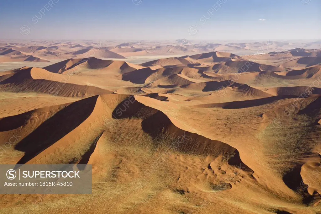 Africa, Namibia, Namib Desert, aerial view
