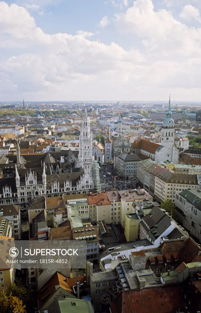 View over Munich, Bavaria, Germany