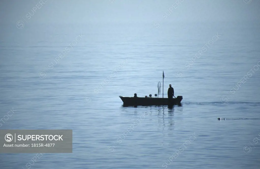 Two men on fisherboat