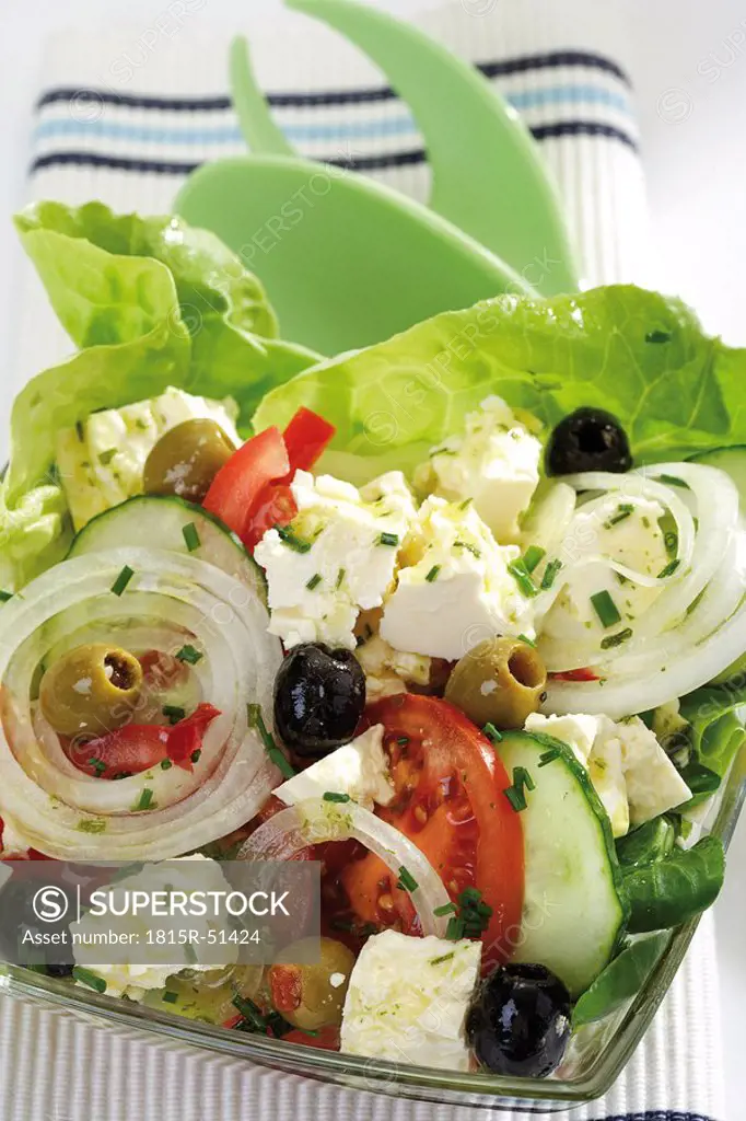 Mixed salad, Greek style