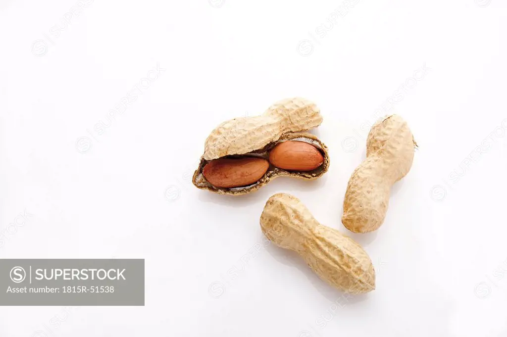 Peanuts, elevated view