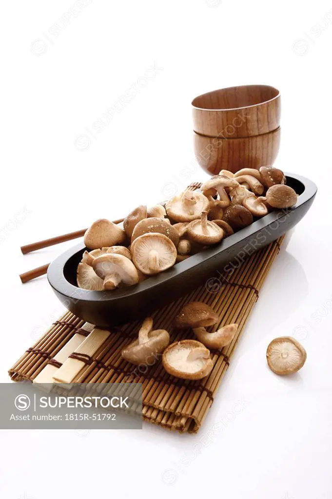 Shiitake Mushroom on plate