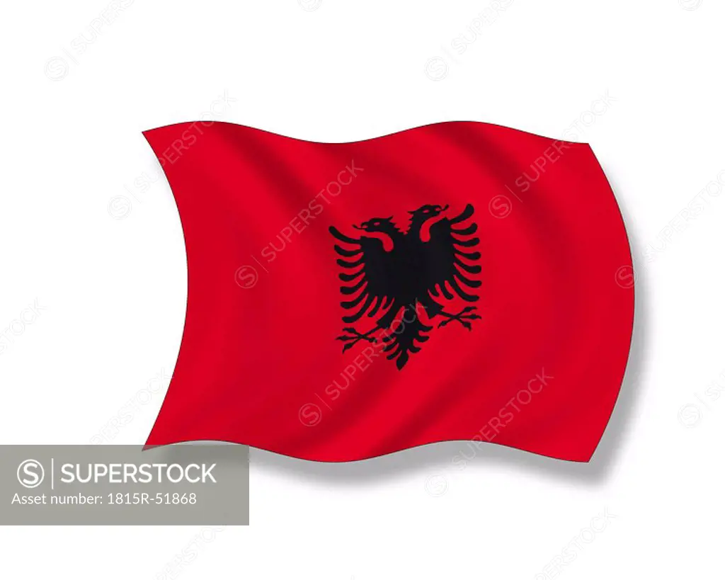 Illustration, Flag of Albania