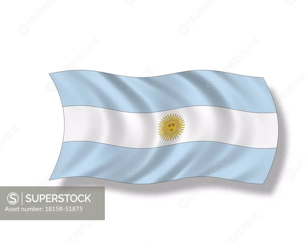 Illustration, Flag of Argentinia