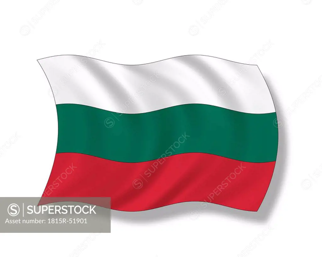 Illustratiion, Flag of Bulgaria