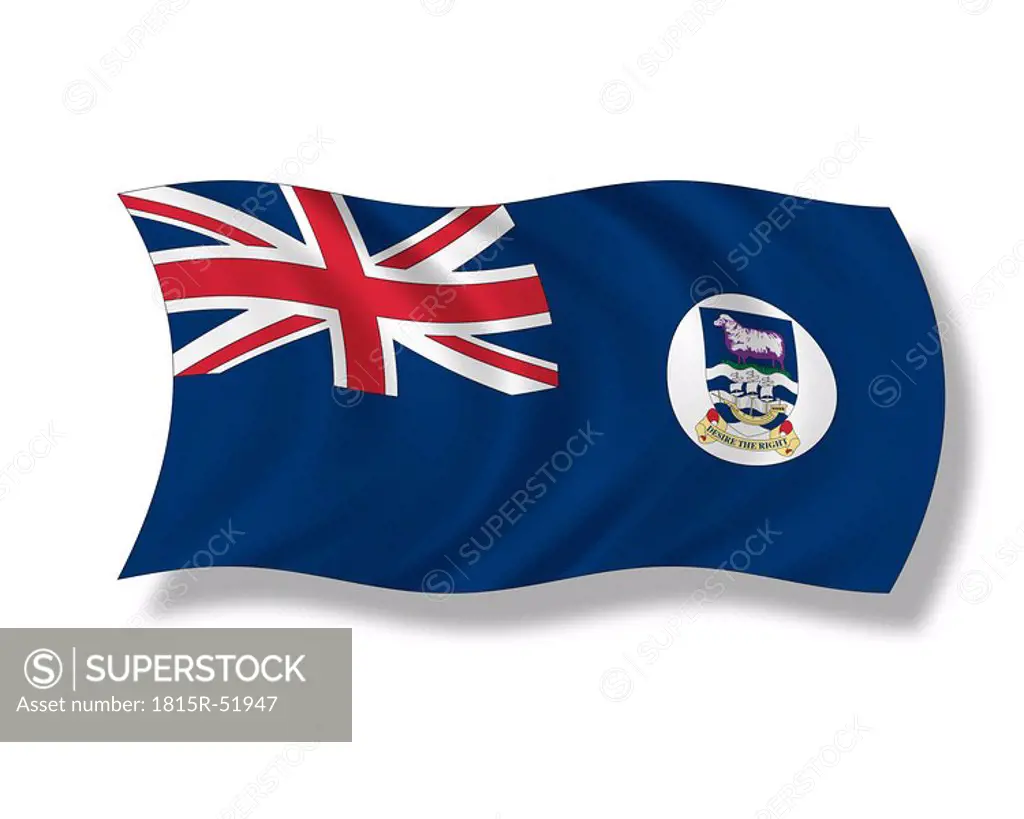 Illustration, Flag of the Falkland Islands