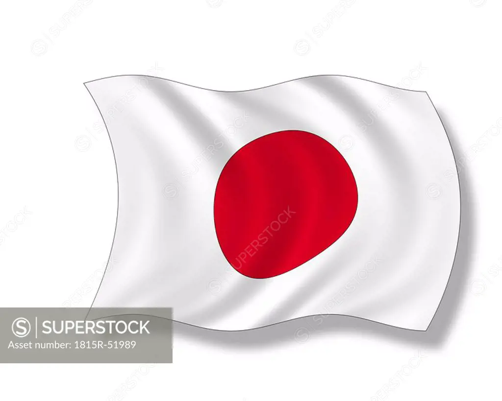 Illustration, Flag of Japan