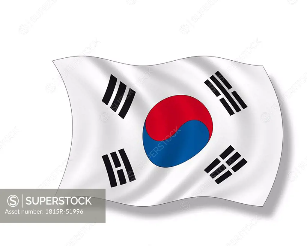 Illustration, Flag of South Korea